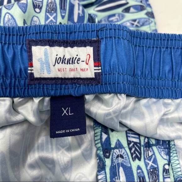 Johnnie-O Surfboard Drawstring BathingSuit Bottoms - Picture 4 of 5